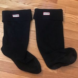 Black Hunter Tall Boot Socks size L